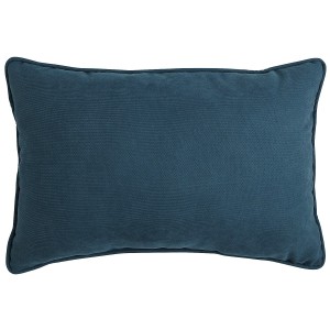 blue lumbar pillow